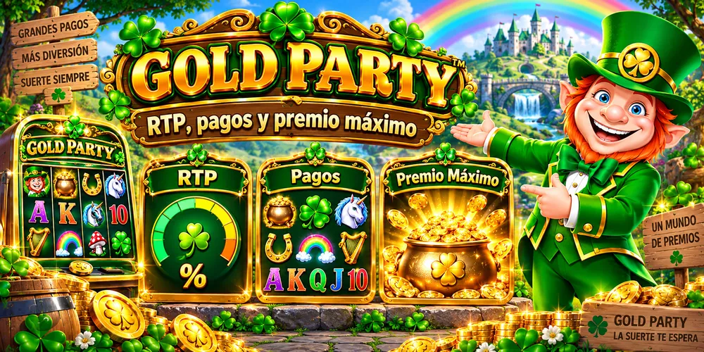 gold party rtp con duende, tragamonedas, pagos y premio máximo
