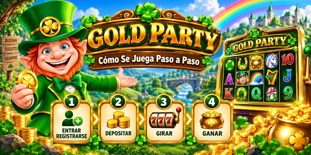 gold party como se juega paso a paso con tragamonedas y duende
